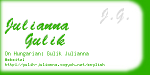 julianna gulik business card